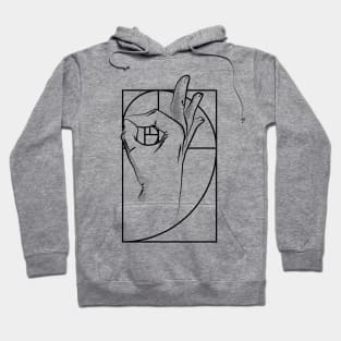 golden spiral meme Hoodie